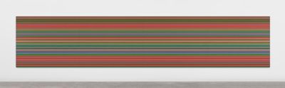 Gerhard Richter, 930-2 Strip (2013). Digital print on paper mounted between Alu Dibond and Perspex (Diasec). 200 x 1,000 cm.
