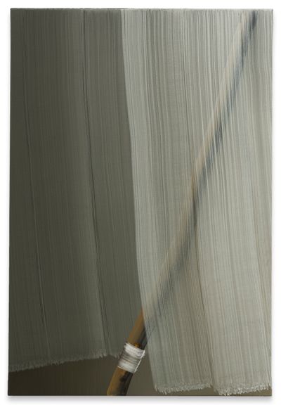 Hyun-Sook Song, 11 Brushstrokes (2022). Tempera on canvas. 140 × 120 cm. © Hyun-Sook Song.