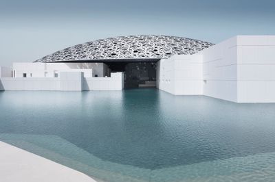 Louvre Abu Dhabi’s exterior.