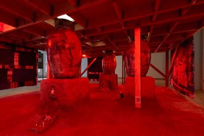 Exhibition view: Candice Lin, Lithium Sex Demons in the Factory, Canal Projects, New York (22 September–22 December 2023). Commissioned by Canal Projects and the 14th Gwangju Biennale.