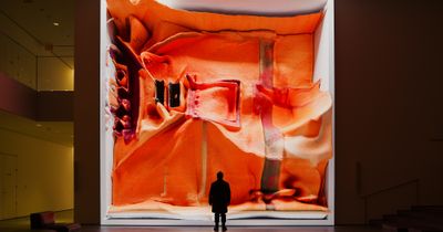 Refik Anadol, Unsupervised (2022). Digital installation. Exhibition view: MoMA, New York (2022).