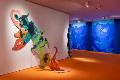Inês Zenha, Entanglements (2023). Commissioned by TBA21 Thyssen-Bornemisza Art Contemporary. Installation view: Liquid Intelligence, Museo Nacional Thyssen-Bornemisza, Madrid. Photo: Roberto Ruiz.