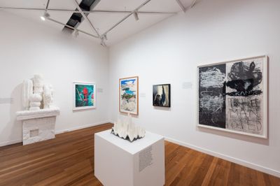 Exhibition view: Group Exhibition, The First 40 Years, Roslyn Oxley9 Gallery, Sydney (10 February– 2 March 2024).