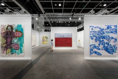 Hauser & Wirth's booth at Art Basel Hong Kong (26–30 March 2024).