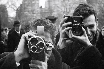 Paul McCartney, Photographers, Central Park, New York (1964). Pigmented inkjet print.