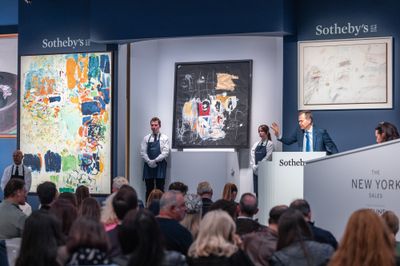 Sotheby's Contemporary Evening Auction in New York, May 2024.