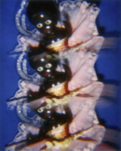 Destiny Deacon, Waiting For Goddess C (1993–2003). Light jet print from Polaroid original, 75 x 62 cm.