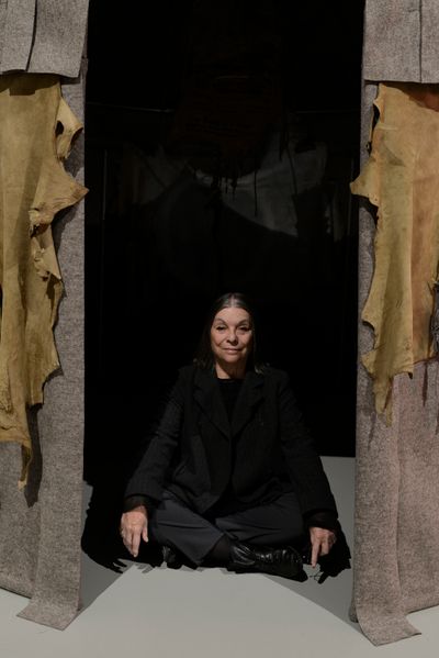 Nil Yalter. Photo: Isabelle Arthuis.