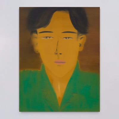Yu Nishimura, Oracle (2024). Oil on canvas. 145.5 x 112 cm.