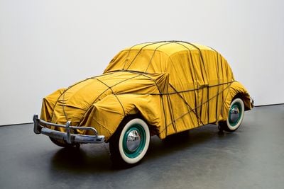Christo, Wrapped 1961 Volkswagen Beetle Saloon (1963–2014).