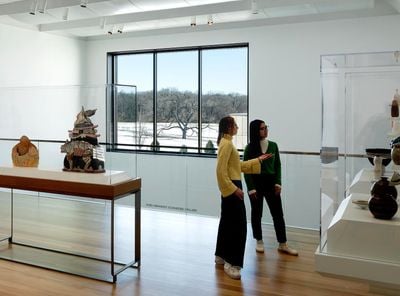 Exhibition view: Ceramics Gallery at the Palmer Museum of Art at Penn State.