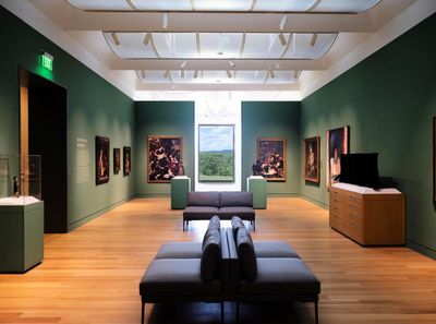 Exhibition view: European Art at the Palmer Museum of Art at Penn State.