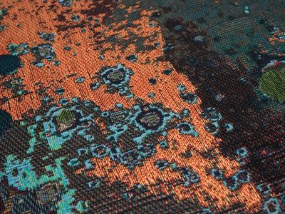 Detail of textile in progress for Otobong Nkanga: Cadence.