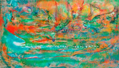 Lucy Bull, 18:50 (2021). Oil on canvas. 178 x 307 cm.