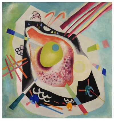 Wassily Kandinsky, Weisses Oval (White Oval) (1921).