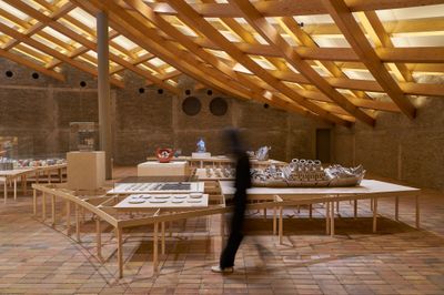 Exhibition view: The Ways of Clay: Select Award-Winning Works from the International Ceramics Festival Mino of the Museum of Modern Ceramic Art, Gifu, Japan, UCCA Clay, Yixing (19 October 2024–23 February 2025).