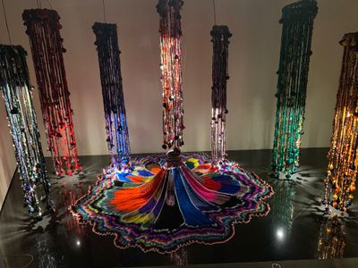 Milay Mavaliw, The Unseen Presence, Series III, The Coalescing Breath (2021–2024). Mixed media.