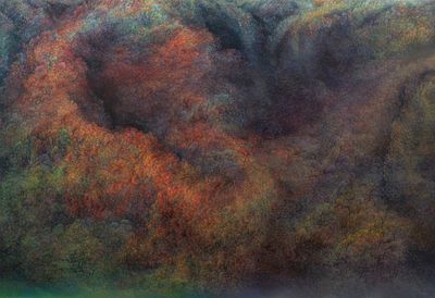 Jinwook Yeom, Memory of mountain (2022). Oil on canvas. 162 x 112 cm.
