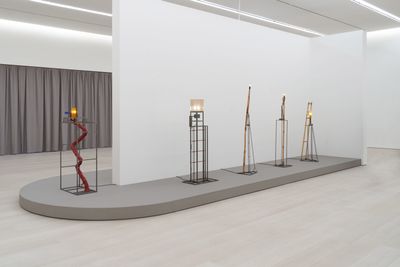 Exhibition view: David Lynch: Big Bongo Night, Pace Gallery, 540 West 25th Street, New York (4 November–17 December 2022).