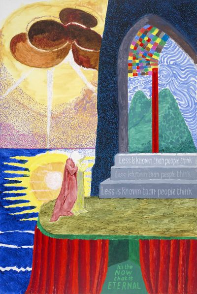David Hockney, After Blake: Less is Known that People Think (2024).