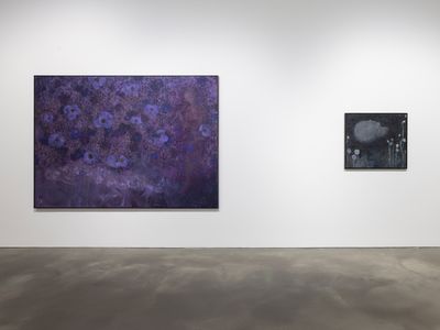 Exhibition view: Oliver Bak, Ghost Driver, or The Crowned Anarchist, Sprüth Magers, Berlin (14 September–2 November 2024).