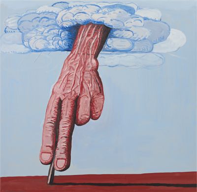 Philip Guston, The Line (1978). Oil paint on canvas. 180.3 x 186.1 cm. © The Estate of Philip Guston.