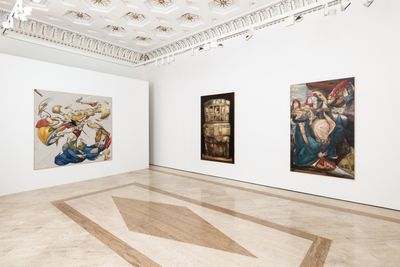 Exhibition view: Cesar Santos, Manuscripts, Robilant+Voena, London (28 February–25 April 2025).