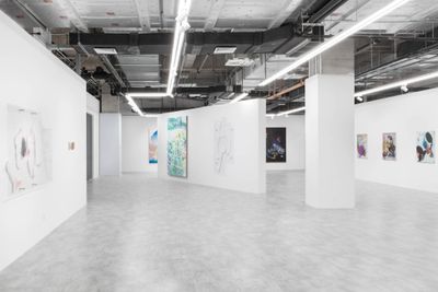 展览现场："图像感到了不安"，没顶画廊，上海（2020年11月7日至12月31日）。图片提供：没顶画廊。