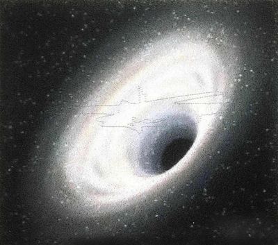 林科，《黑洞和飞船》，2020。海绵、木板，150×131×8cm。图片提供：艺术家。