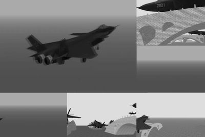 耶苏，《比比的飞机》，2017。动画，3分。静帧截屏。图片提供：艺术家与55画廊。