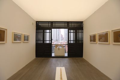展览现场："杨振中：现形"，仁庐，上海（2020年11月2日至2021年2月21日）。图片提供：仁庐。