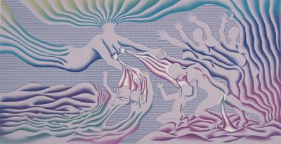 Judy Chicago, Guided by the Goddess (1985).