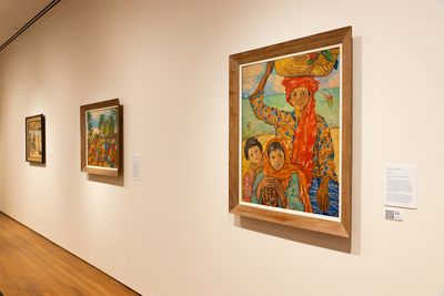 Exhibition view: Georgette Chen: At Home in the World, National Gallery Singapore (27 November 2020–26 September 2021).