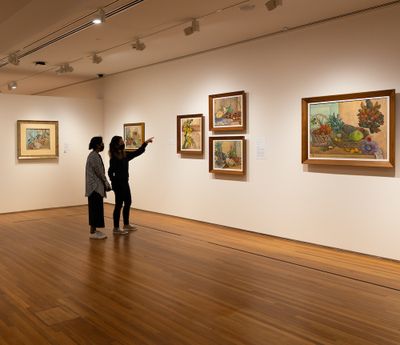 Exhibition view: Georgette Chen: At Home in the World, National Gallery Singapore (27 November 2020–26 September 2021).