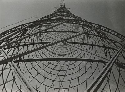 Aleksandr Rodchenko (1891–1956), Shukhov Tower (1929). Photograph.