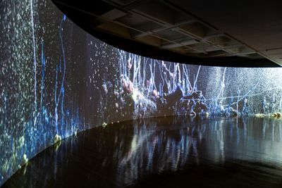 Hicham Berrada, Présage (2020). Video installation. 10 min 11 sec. Dimensions variable. Exhibition view: 12th Taipei Biennial, You and I Don't Live on the Same Planet, Taipei Fine Arts Museum, Taipei (21 November 2020–14 March 2021).