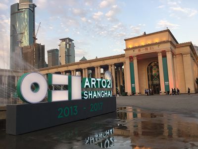 Art021 at Shanghai Exhibition Center (9–12 November 2017). Photo: Sam Gaskin.