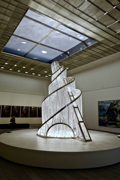 Ai Weiwei, Fountain of light (2017). Louvre Abu Dhabi. Photo: Diana d'Arenberg.