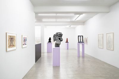 Exhibition view: Josef Herzog, Simone Holliger, Nicolas Krupp, Basel (16 May–31 August 2019). Courtesy Nicolas Krupp. Photo: Serge Hasenböhler.