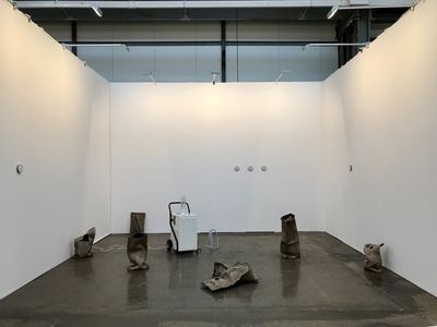 Exhibition view: Adrien Missika at Galeria Francisco Fino, Art Düsseldorf (17–19 November 2017). Courtesy Art Düsseldorf. Photo: Sebastian Drüen.