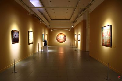 Exhibition view: Exhibition of the National Art Collection #2: Lini Transisi, National Gallery of Indonesia, Jakarta (1–31 August 2019). Courtesy National Gallery of Indonesia.