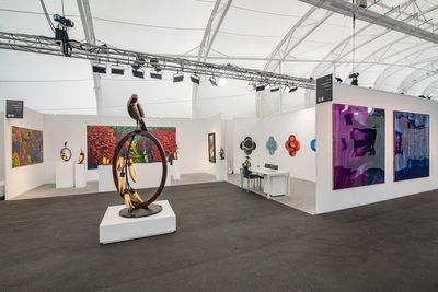 Exhibition view: Gow Langsford Gallery, Auckland Art Fair, The Cloud, Auckland (2–5 May 2019). Courtesy Gow Langsford Gallery.