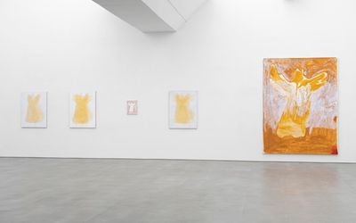 Exhibition view: Cecilia Edefalk, the eight White Within angel, carlier | gebauer, Berlin (28 April—2 June 2018).