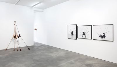 Exhibition view: Senga Nengudi, Sprüth Magers, Berlin (28 April—8 September 2018).