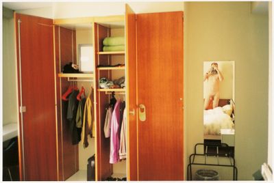 AA Bronson, Hotel Photos (1995–2000) (Detail). Series of 5 C-prints. 27.9 x 35.6 cm.
