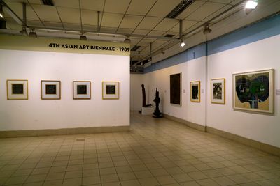 Exhibition view: Asian Art Biennale in Context, Dhaka Art Summit 2018, Shilpakala Academy, Dhaka (2–10 February 2018).