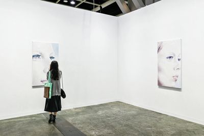 Exhibition view: Luc Tuymans at David Zwirner, Galleries, Art Basel in Hong Kong (23–25 March 2017).