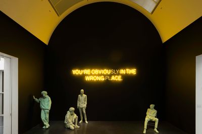 Exhibition view: Virgil Abloh: Figures of Speech, MCA Chicago (10 June–22 September 2019). Courtesy MCA Chicago. Photo: Nathan Keay. © MCA Chicago.