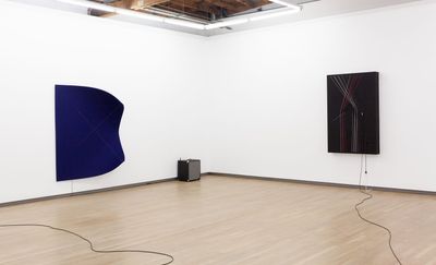 Exhibition view: Naama Tsabar, Inversions, Shulamit Nazarian, Los Angeles (10 January – 29 February 2020). Courtesy Shulamit Nazarian.