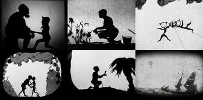 Kara Walker, 8 Possible Beginnings or: The Creation of African-America, a Moving Picture by Kara E. Walker (2005). Video, black and white, audio. 15 min 57 sec. © Kara Walker. Courtesy Sprüth Magers and Sikkema Jenkins & Co.